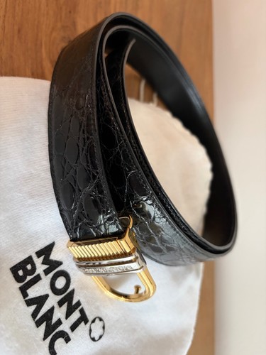 Montblanc herren ledergürtel - montblanc, herren-ledergürtel