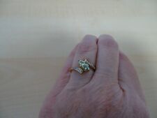 Juwelo, Kupfer-Turmalin-Goldring, 375er GG, Zertifikat, Gr. 18