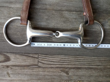 Olivenkopfgebiss 13,5cm einfach gebrochen Gebiss Pferde Trense Pferdegebiss