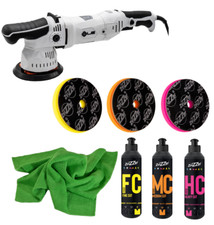 T3000 V3 Starterset Poliermaschine Pads Polituren Set Liquid Elements ZviZZer