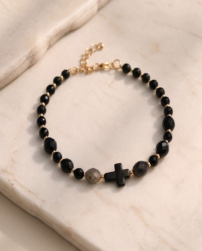 Armband facettiert turmalin - facettiert,