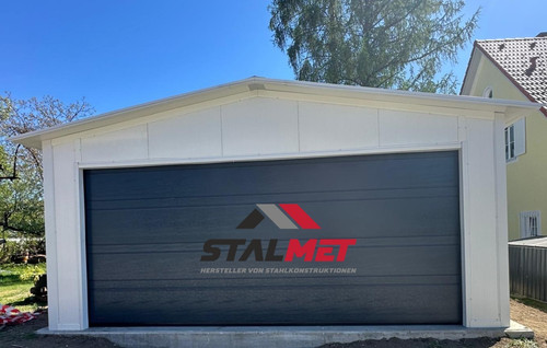 Isolierte garage 6x5x2 8m - +isolierte,