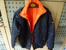 Arbeitsjacke Warnjacke Sicherheit Winter Wendejacke Gr. XXL  60 - 64 Blau / TOP