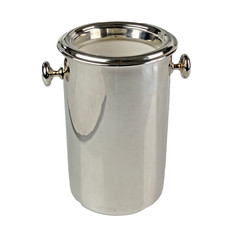 Weinflaschenkühler Flaschenkühler hochwertig  Fink Germany versilbert vintage