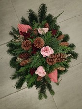 Grabgesteck XL Totensonntag Allerheiligen Grabschmuck Gesteck Herbst