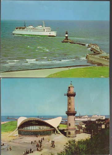 Ddr postkarte mit fähre von - mit,