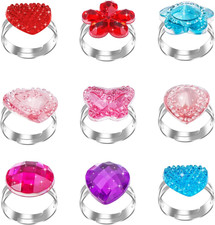 9 Stück Kinderringe Mädchen