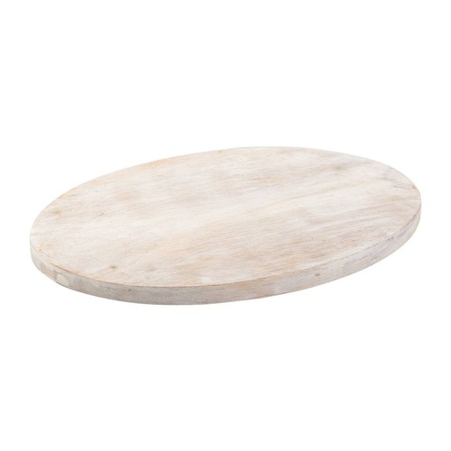 Teller holz hell oval - teller,