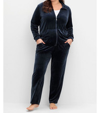 Sheego Hausanzug Relaxanzug 44 46 Anzug 2teilig Nicki Loungeanzug Relax #808