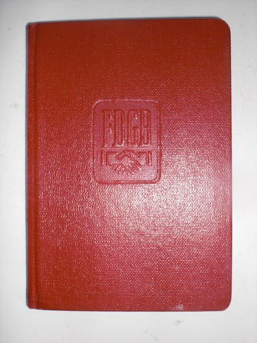 Ddr fdgb mitgliedsbuch - fdgb,