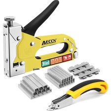 Heftpistole Set 3-in-1 Edelstahl für Polster Dekoration Möbel Tischlerei