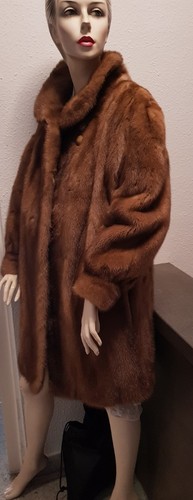 Mink saga nerzmantel kurz - mink, gr