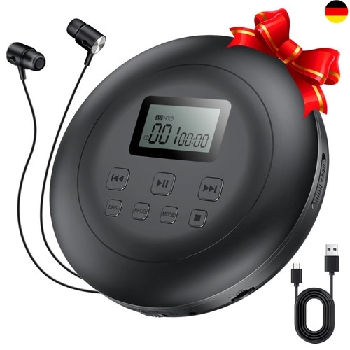 Tragbarer player spieler - tragbarer, cd-player