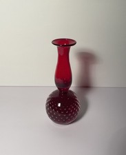 Murano vase rotes glas - rotes, venini