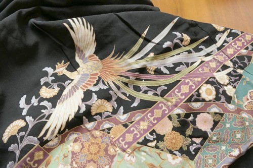 Vintage japan tomesode seiden - japan,