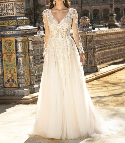 Hochzeitskleid ivory rose - hochzeitskleid, ivory/rose,