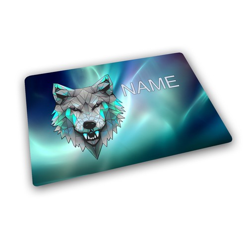 Platzset kinder wolf mit - kinder, name