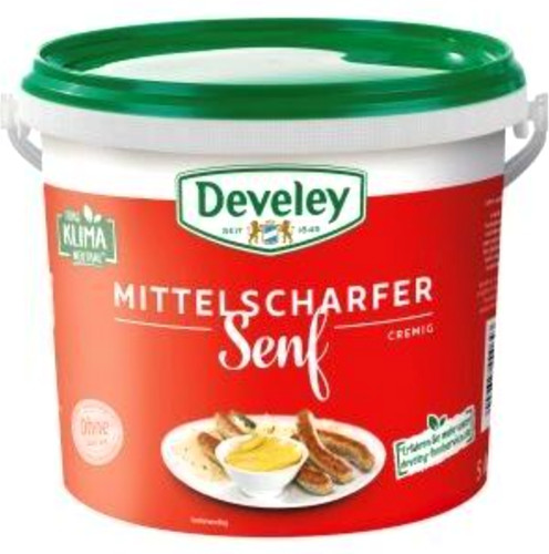 Develey senf mittelscharf kg - mittelscharf,