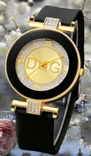 Damen Quarz Uhr💍Damen Armbanduhr Quarzuhr Schwarz Gold Strass Damen Schmuck