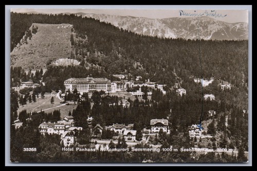 Ansichtskarte semmering - ansichtskarte, /