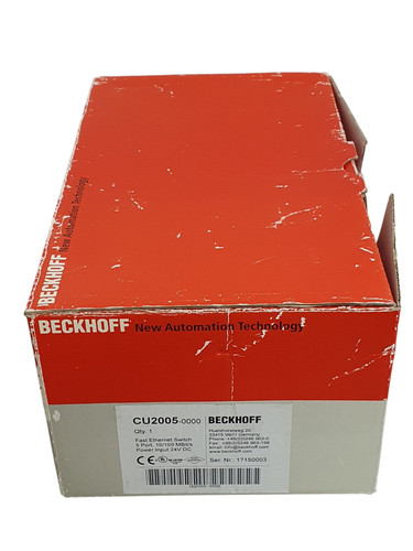 Beckhoff cu2005 ethernet - beckhoff,