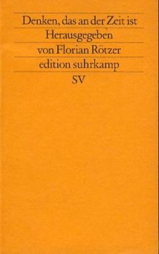 Denken das der zeit ist - denken,,