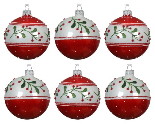 Glaskugeln weihnachtsmotive - 6,