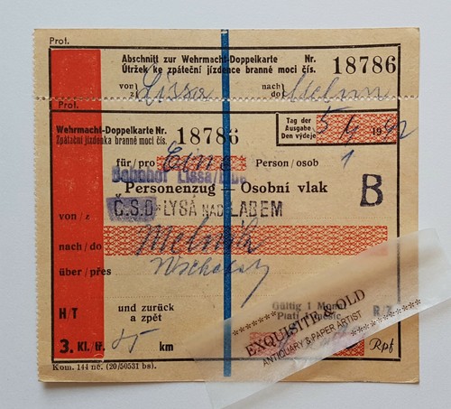 1942 wehrmacht doppelkarte - 1942, wehrmacht-doppelkarte
