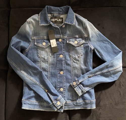 Replay damen jeansjacke denim - replay,