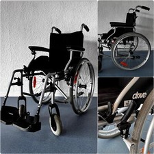 Drive Ecotec Standard Transport Rollstuhl Faltrollstuhl Stahlrollstuhl SB39