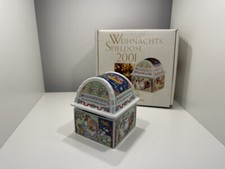  Hutschenreuther Weihnacht Spieldose 2001 mit Ovp. 8 x 8 x 10  cm. Top Zustand. 