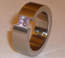 RING EDELSTAHL RING mit