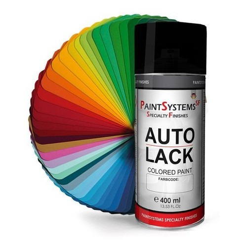 Motorlack schwarz glänzend - 2k,