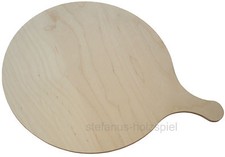 Pizza-Brett Pizzabrett Holz Flammkuchenbrett Flammkuchen-Servierbrett Ø 25-32 cm