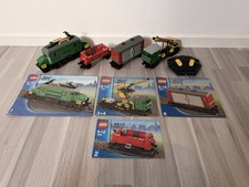 LEGO City 7898 Großes Güterzug Set Eisenbahn Ersatzteile + Bauanleitungen