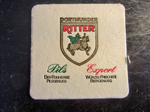 Bierdeckel dortmunder ritter - dortmunder,