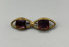 Vintage Brosche goldfarben