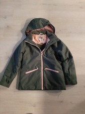Ziener Skiwear Mädchen Ski Jacke Winterjacke - AMAJA Gr. 152 green mud - oliv