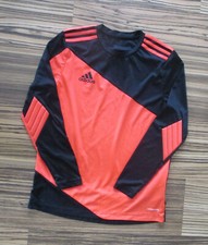 Addidas Sweatshirt Langarmshirt AEROREADY Kinder Gr. 164 schwarz orange