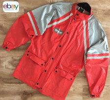 Belstaff STORMSHIELD raincoat jacket, red/silver, vintage, Regenjacke, Size XL