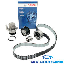 BOSCH Zahnriemen + Rollensatz + Wapu für AUDI A4 A6 VW GOLF V PASSAT 3C 2.0 TDI