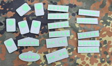 B-Ware!!! Militärische Symbole Minen Set magnetisch Ausbildung Bundeswehr KSK