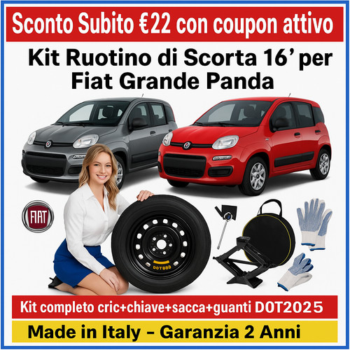 Platzsparend notrad fiat - notrad, 16