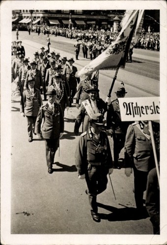 Foto leipzig festzug - foto, ak