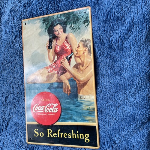 Blechschild coca cola so - cola, "so