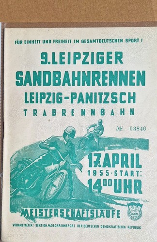 Speedway 1955 leipzig - speedway, 17.4.1955