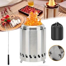 Mini Tischkamin Tischfeuer Tragbar Feuerstelle Edelstahl Feuertonne Feuerkorb