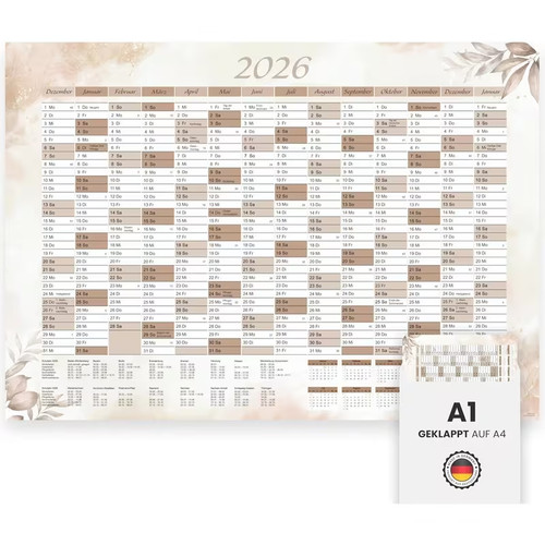 Xxl jahreskalender 2026 - xxl,