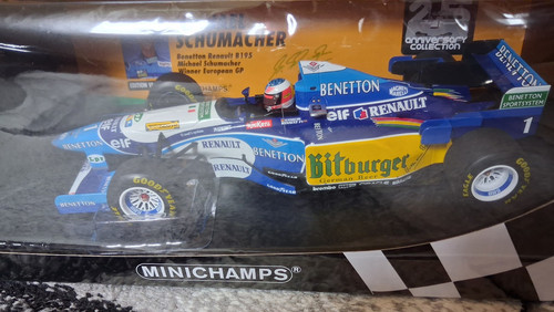 Benetton b195 schumacher - benetton, m.