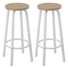 2x Barhocker Bistrohocker Tresenhocker Barstuhl MDF Natur Hell Eiche hb237hei-2